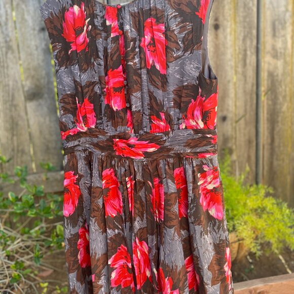 Boden Versatile Floral Dress – Dress It Up or Down! SZ 12R US - Picture 3 of 4